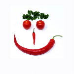 Gemüse Smiley